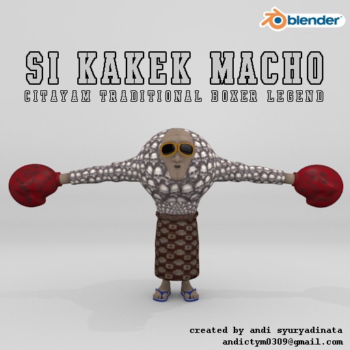 Si Kakek Macho "Citayam Traditional Boxer Legend" preview image 1